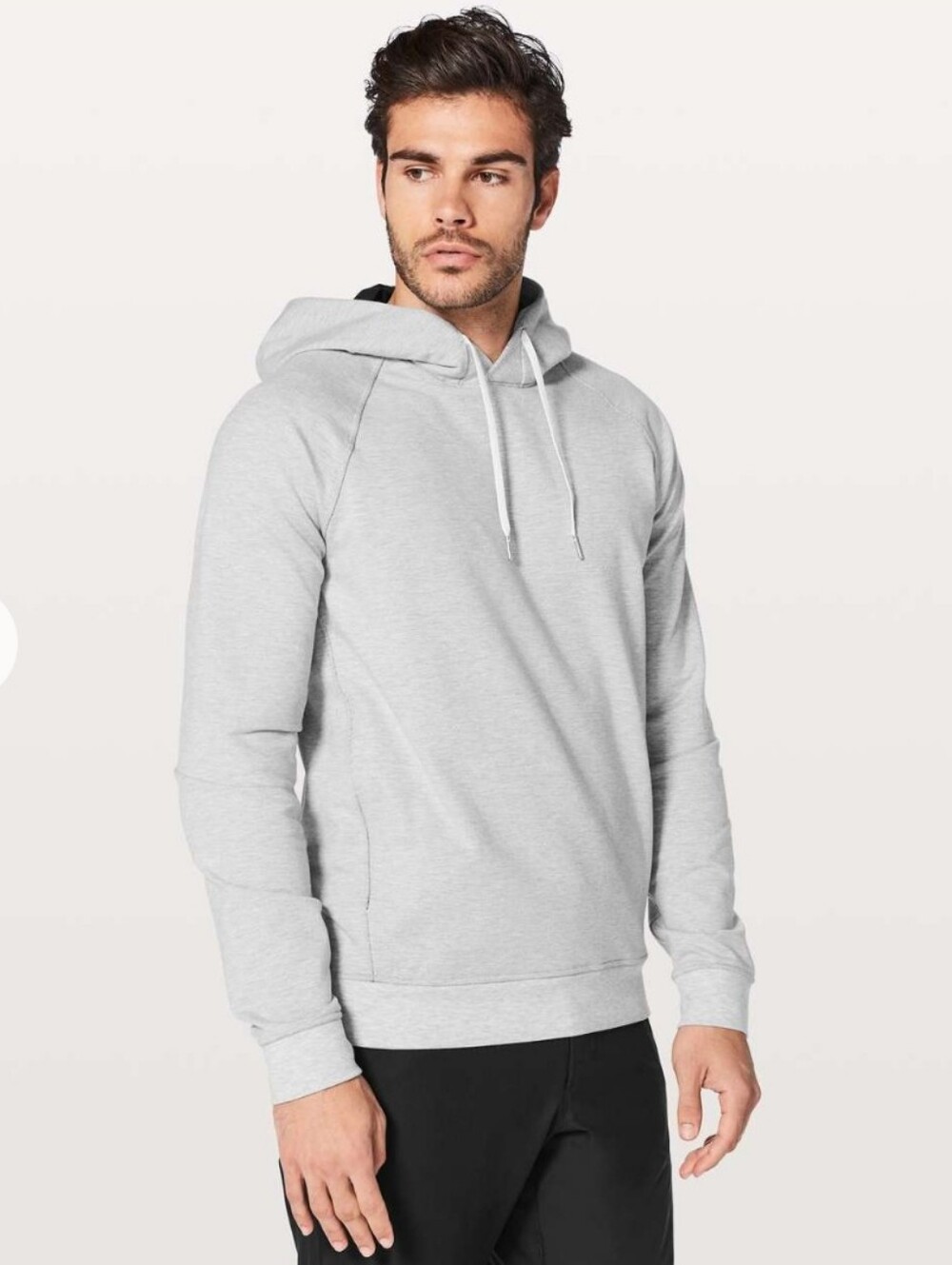 Lululemon Athletica XS Hoodie Light Heathered Gray Men's Extra Small Sweatshirt
